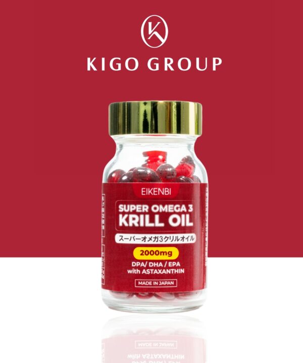 Viên Uống Dầu Nhuyễn Thể Siêu Omega - 3 Krill Oil Eikenbi [Hộp 60 viên]